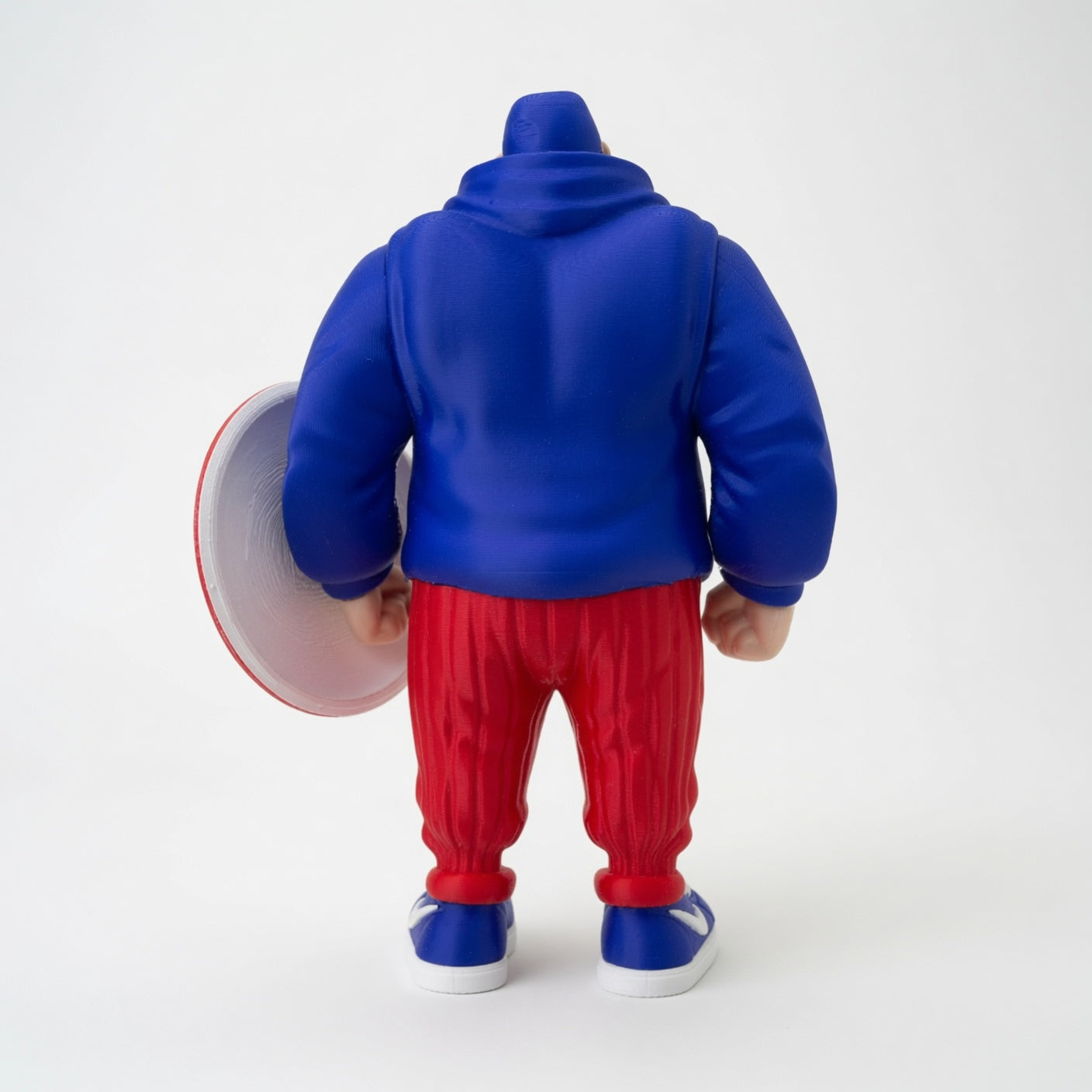 Capitán América Gordo figura 3D