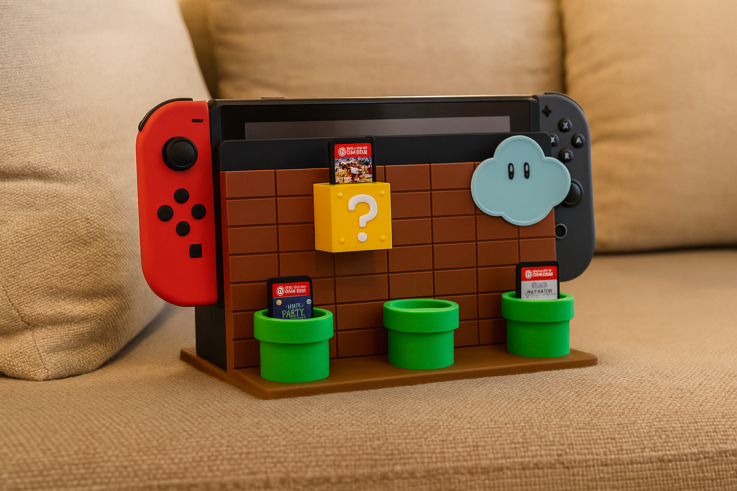 🎮 Soporte Mario Bros para Dock de Nintendo Switch