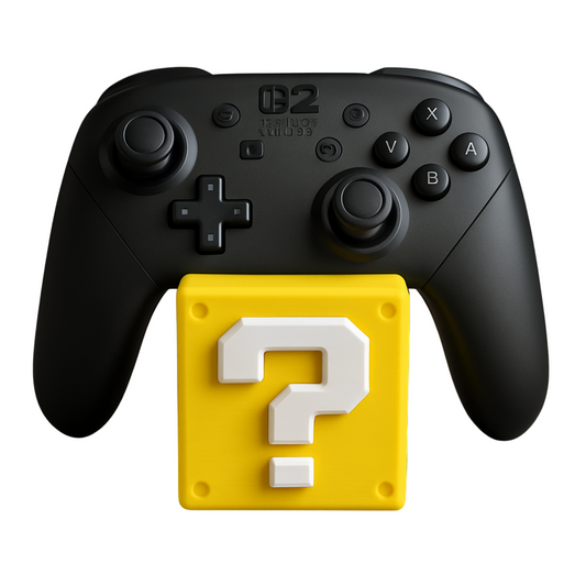 🎮 Soporte para Mando – Cuadro de Interrogación ❓ Mario Bros
