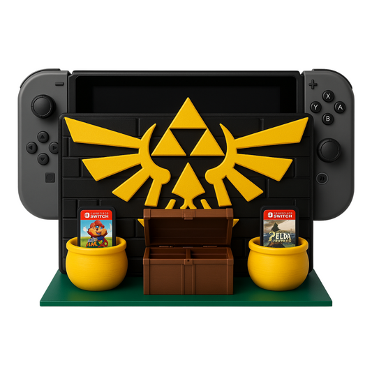 🗡️ Soporte Zelda para Dock de Nintendo Switch – ¡Haz que Hyrule viva en tu setup!
