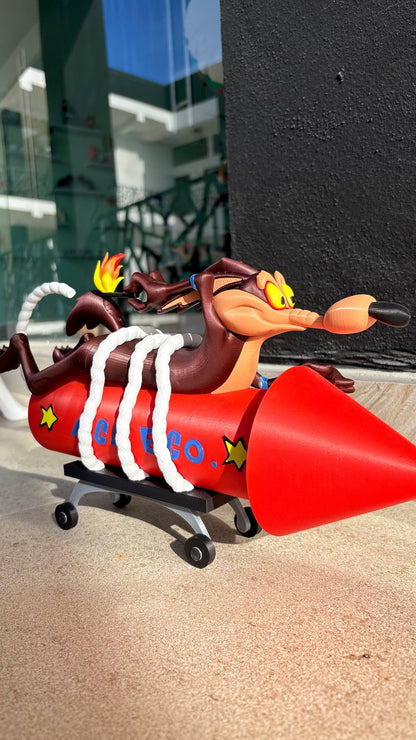 ⛷️Willy el Coyote- Figura de Colección